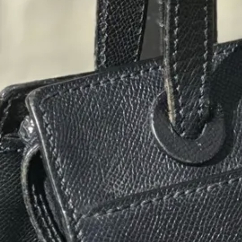 Authentic Chanel Black Leather Tote Bag - Picture 5 of 16